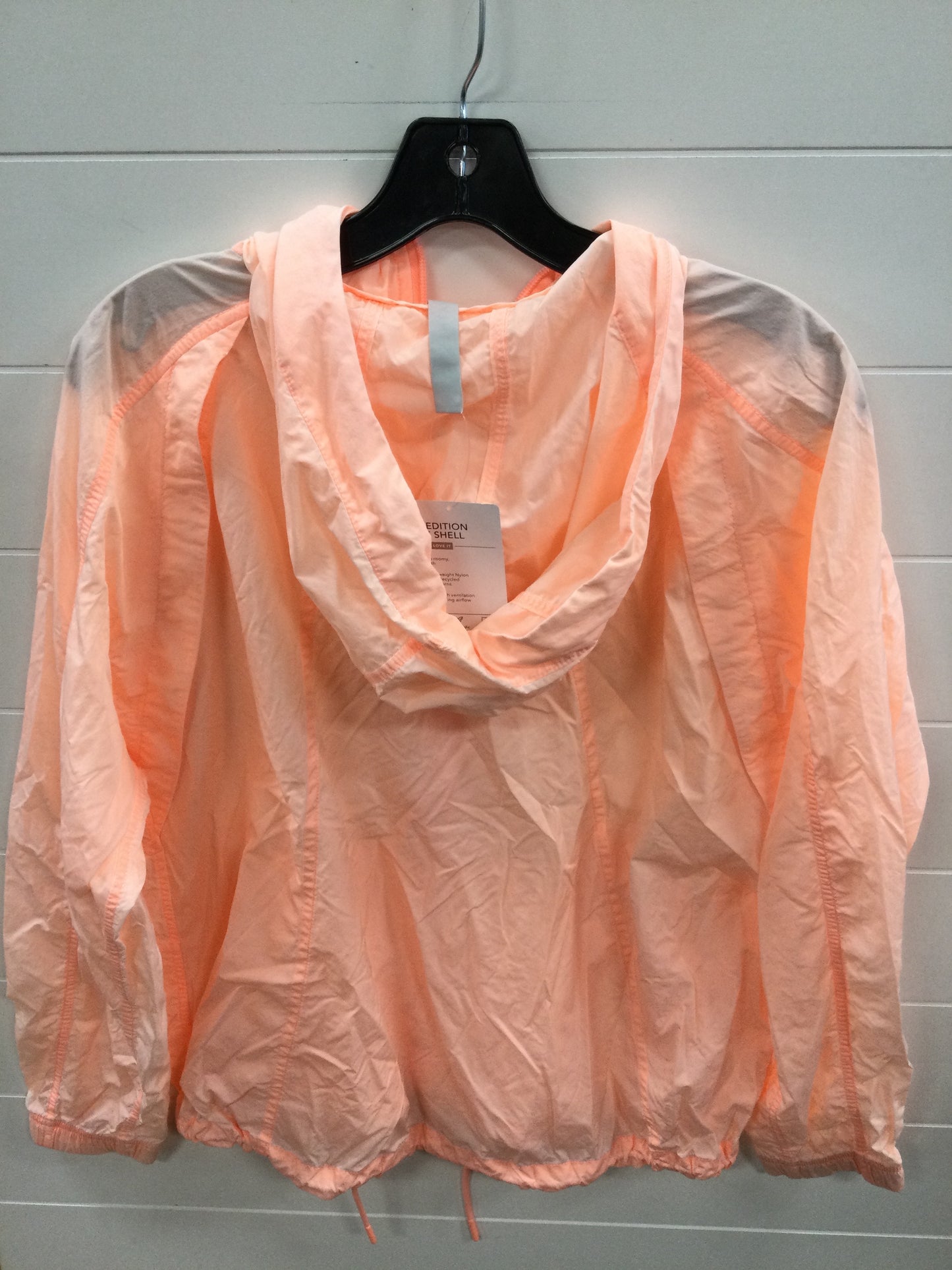 Athletic Jacket By Athleta In Orange, Size:M