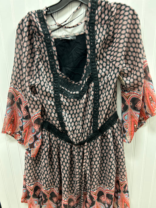 Dress Casual Midi By Miss Me In Paisley Print, Size:L