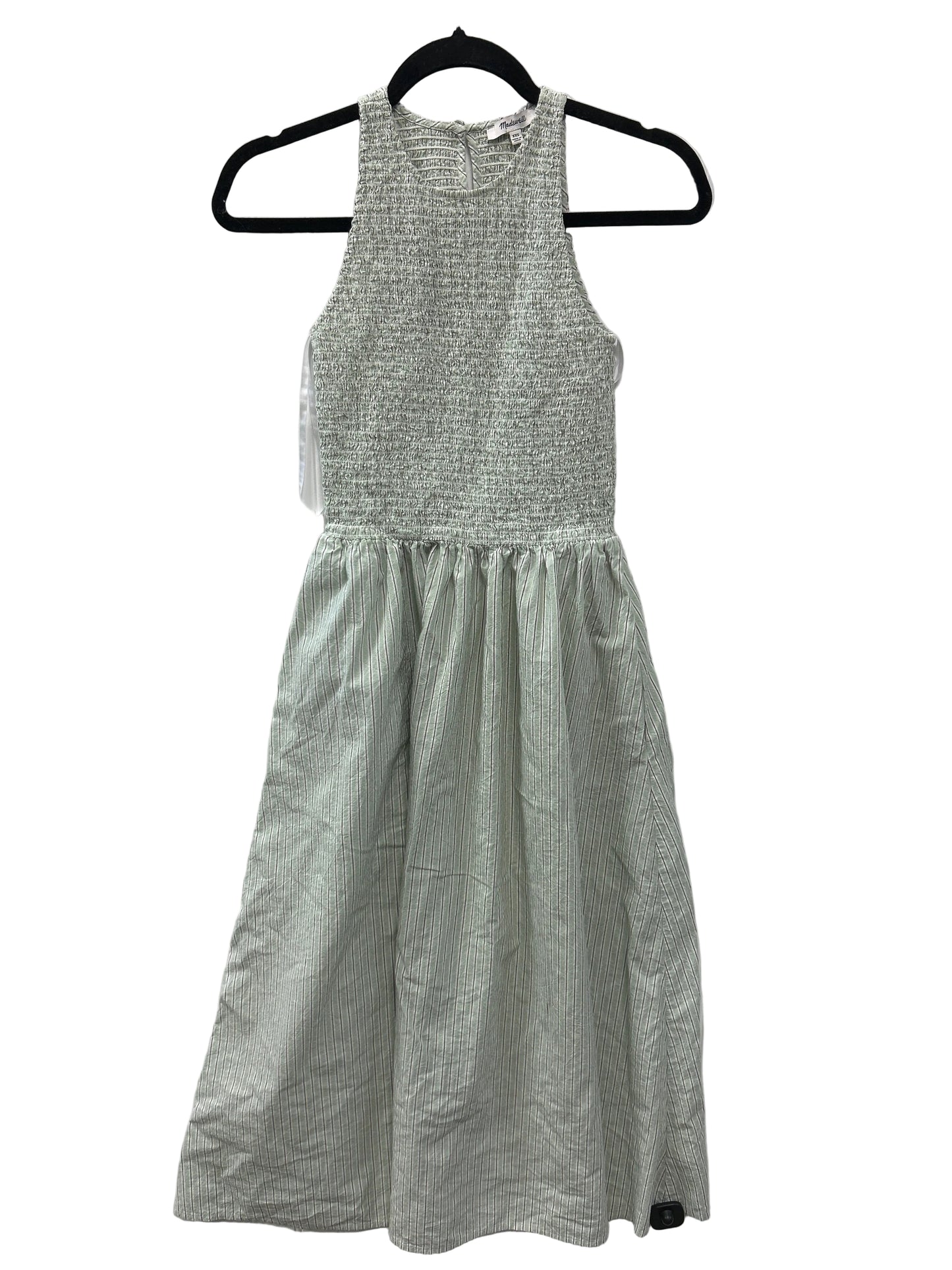 Dress Casual Maxi By Madewell In Green, Size:Xs