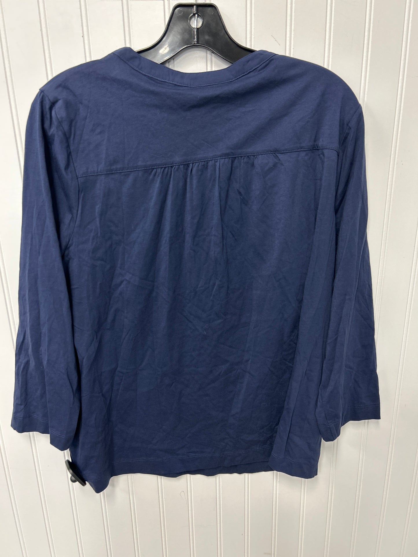 Top Ls By Chicos In Navy, Size:L