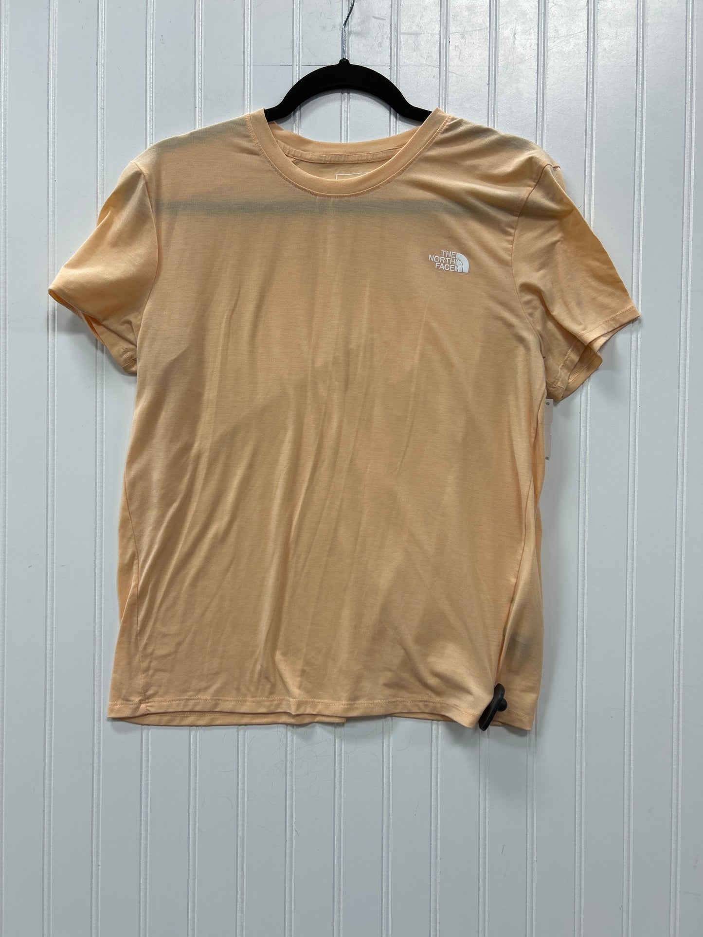 Athletic Top Ss By The North Face In Orange, Size:M