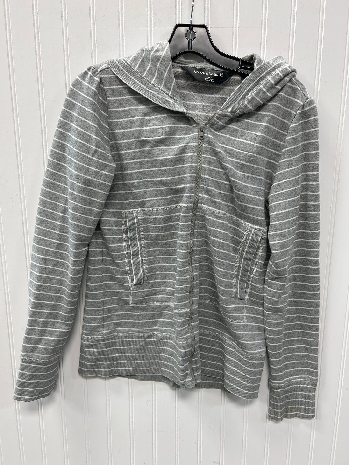 Top Ls By Norma Kamali In Grey, Size:M