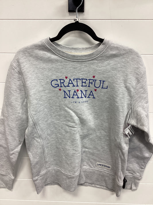 Top Ls By Life Is Good In Grey, Size:S