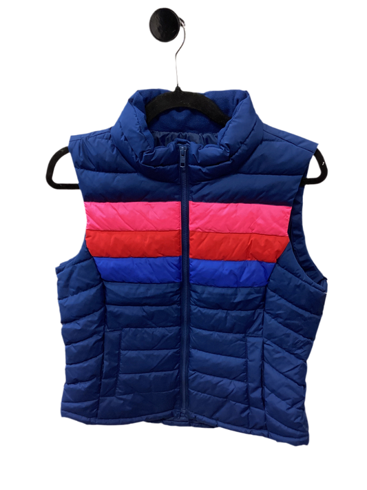 Vest Puffer & Quilted By Gap In Blue, Size:M