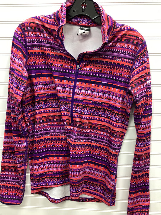 Athletic Top Ls Collar By Nike Apparel In Multi, Size:L