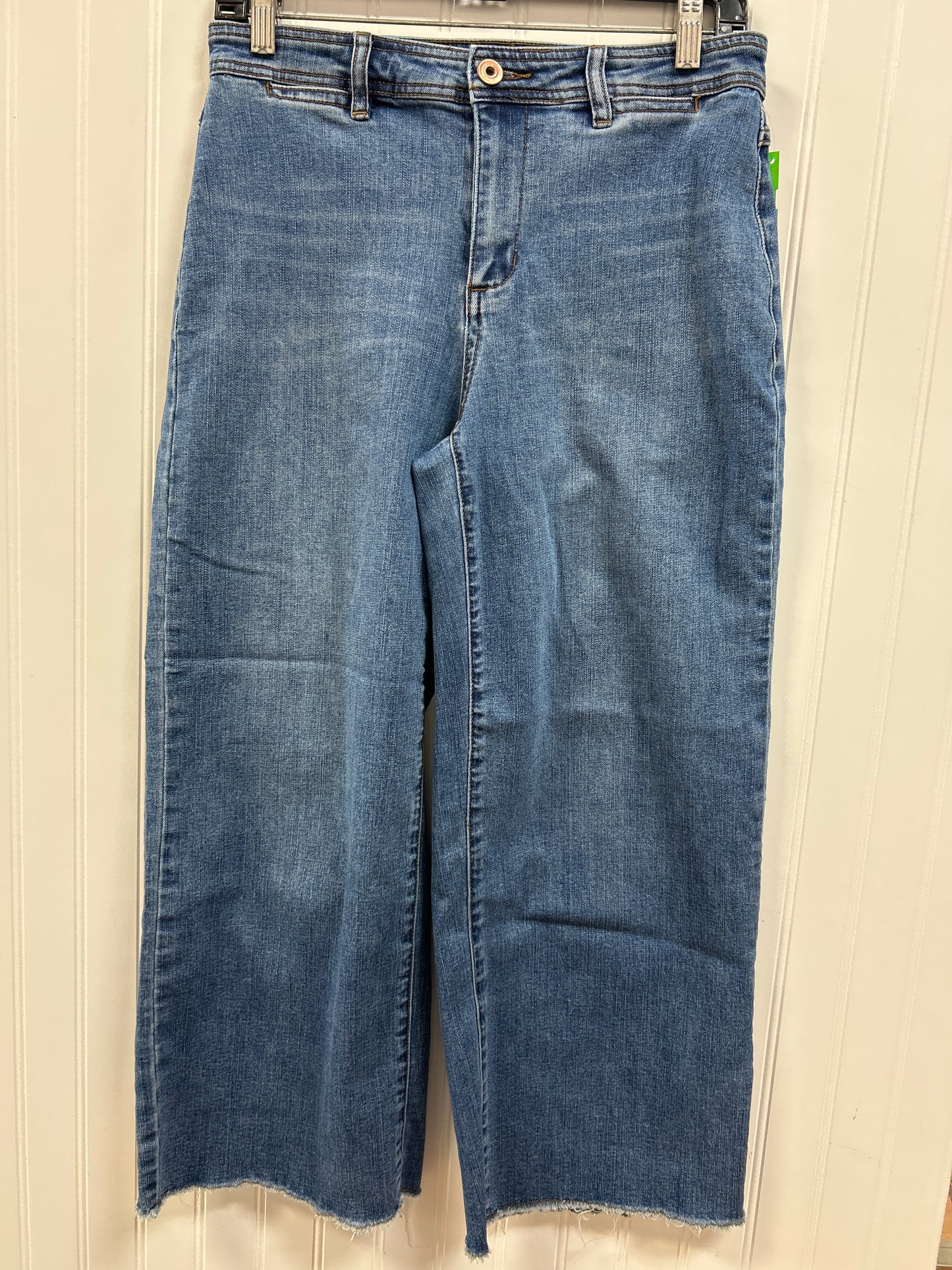 Jeans Wide Leg By Tribal In Blue Denim, Size:6