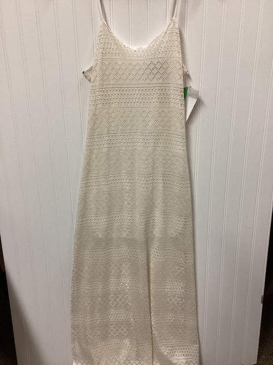 Dress Casual Maxi By Cmc In Cream, Size:M