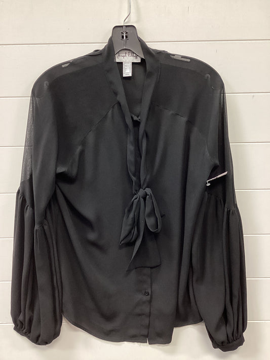 Blouse Ls By Joseph Ribkoff In Black, Size:6