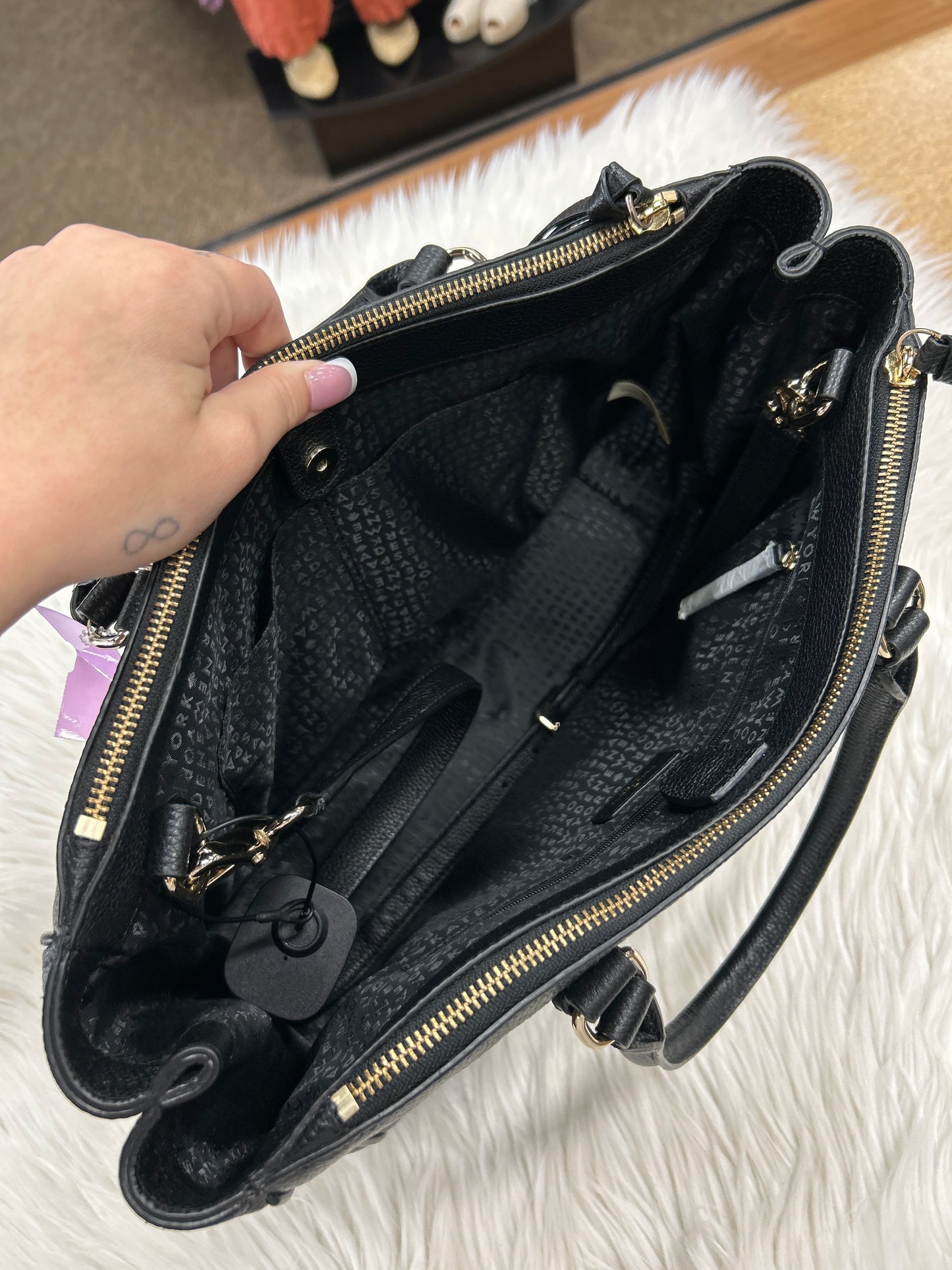 Handbag Designer By Kate Spade In Black, Size:Large