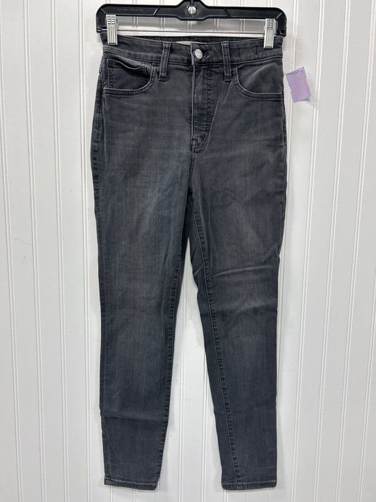 Jeans Skinny By Madewell In Black Denim, Size:6