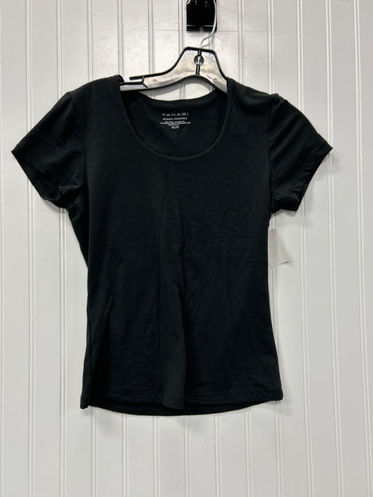 Top Ss By Tahari In Black, Size:Xs