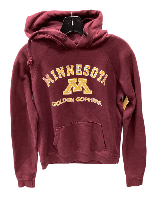 Sweatshirt Hoodie By  Cmc In Maroon, Size:L