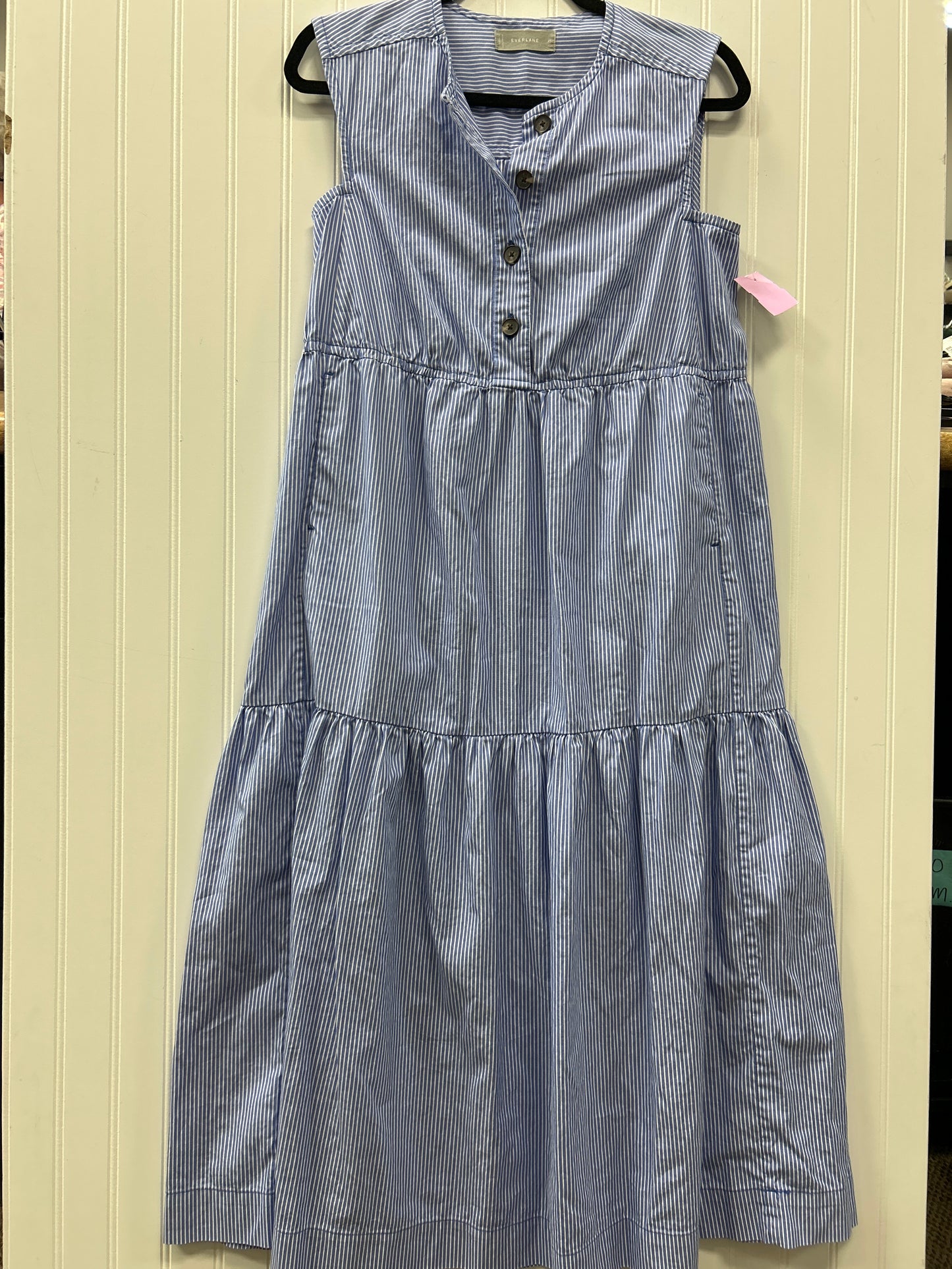 Dress Casual Maxi By Everlane In Blue, Size:Xs