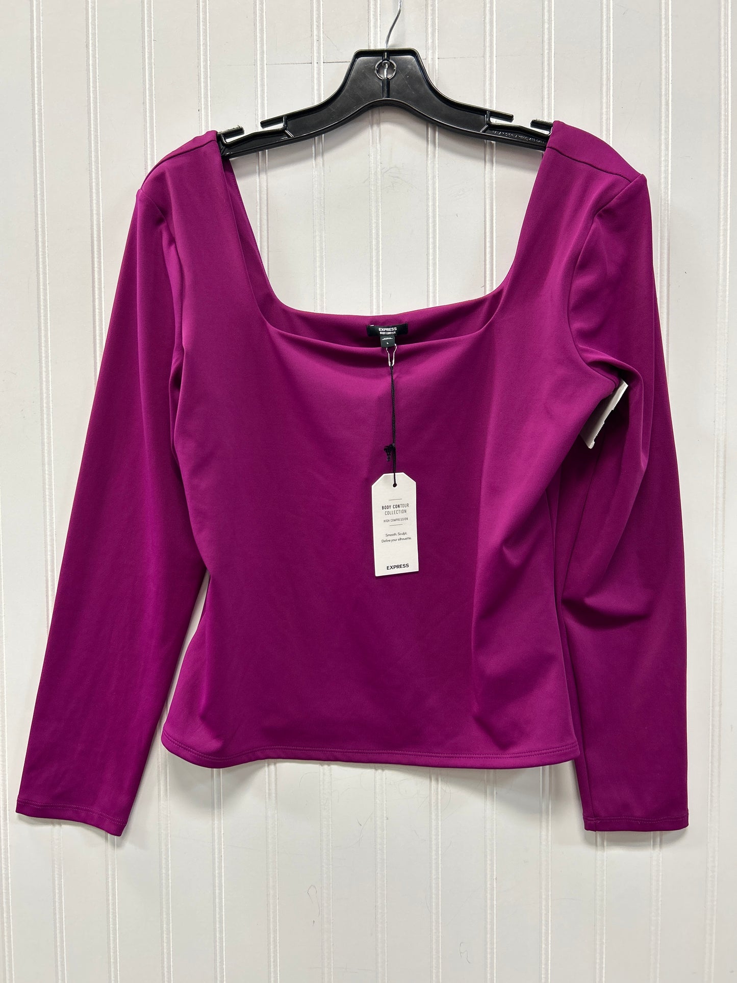 Top Ls By Express In Purple, Size:L