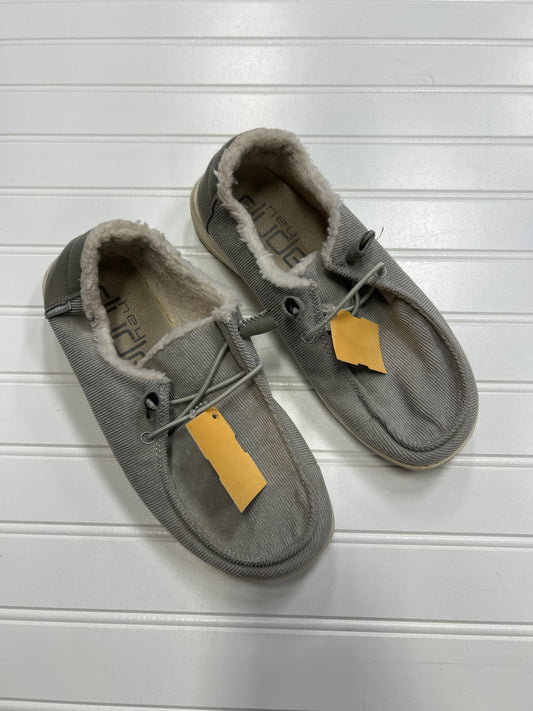 Shoes Flats By Hey Dude In Grey, Size:7
