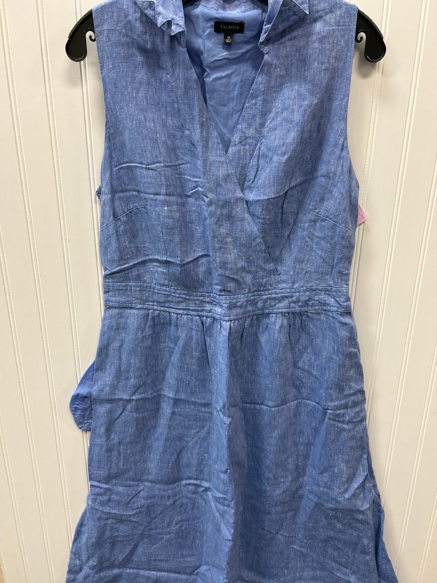 Dress Casual Maxi By Talbots In Blue, Size:10
