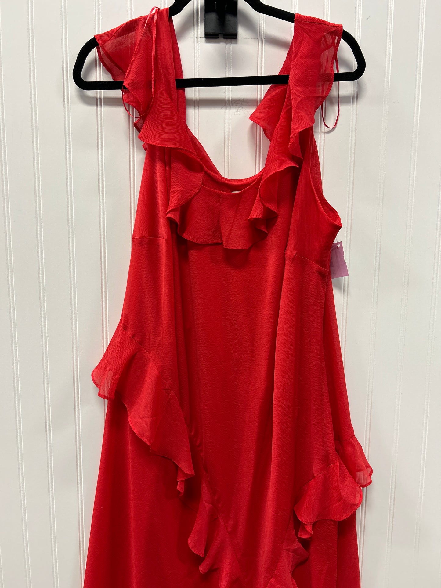 Dress Casual Midi By A New Day In Red, Size:3