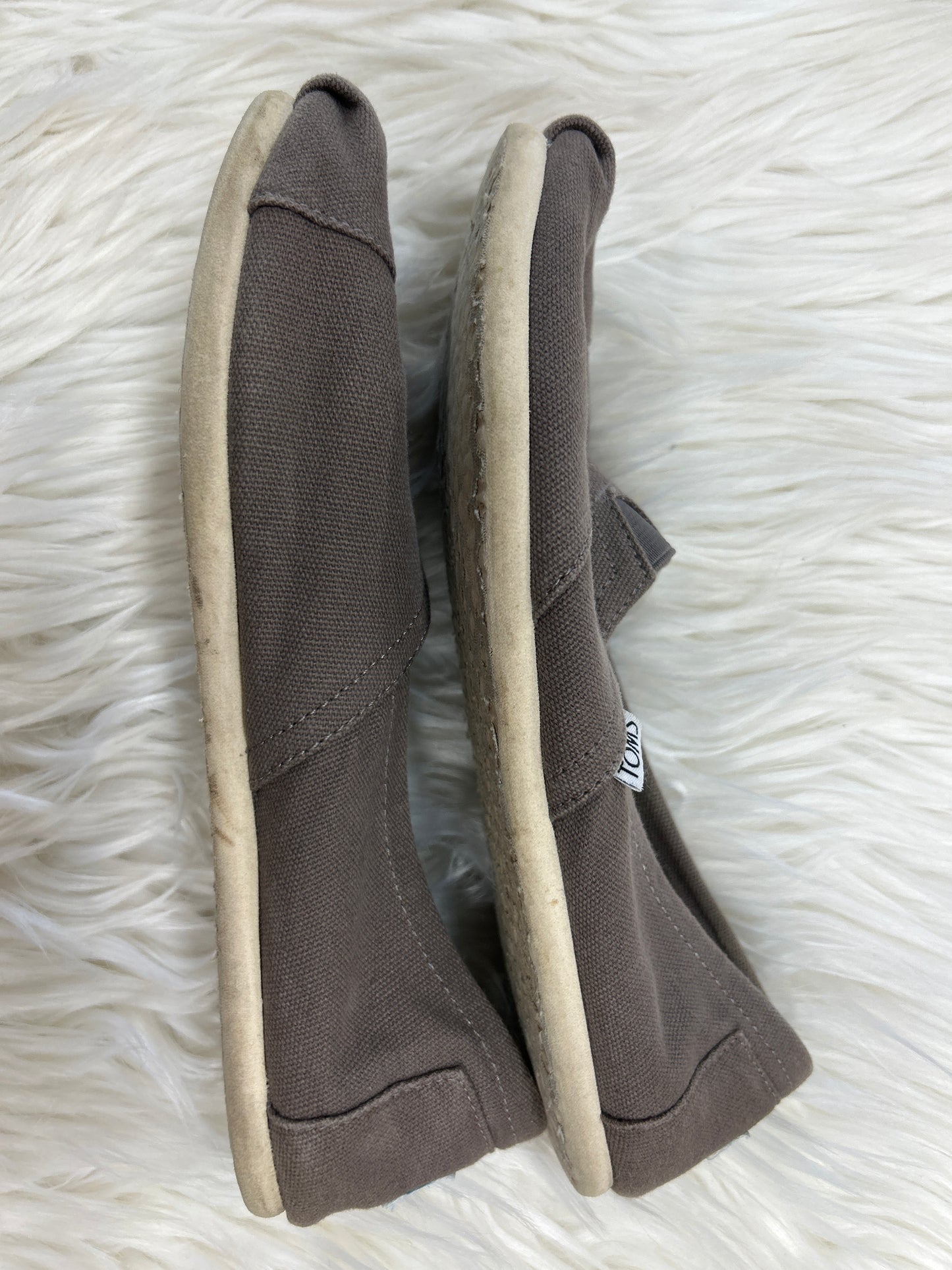 Shoes Flats By Toms In Brown, Size:8