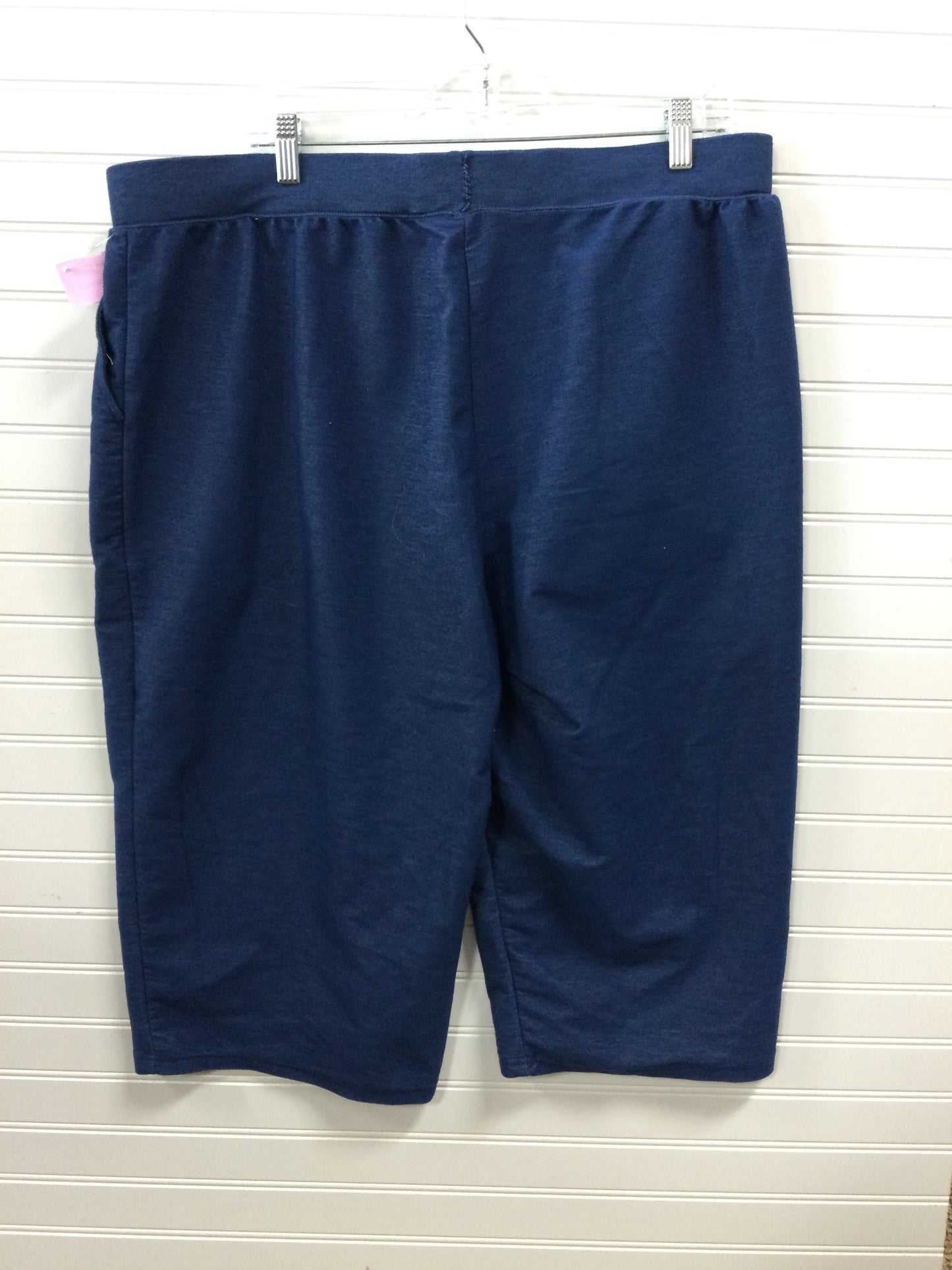 Capris By Cmc In Blue, Size:2X