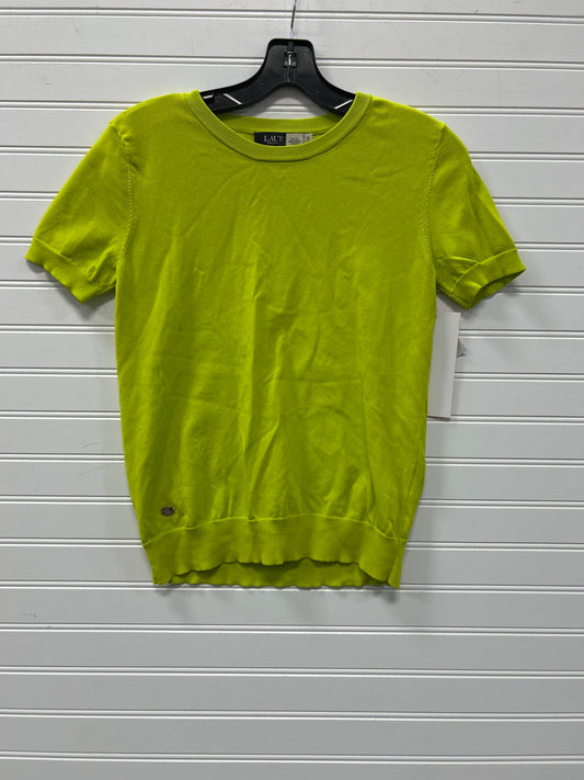 Top Ss By Lauren By Ralph Lauren In Green, Size:Xs