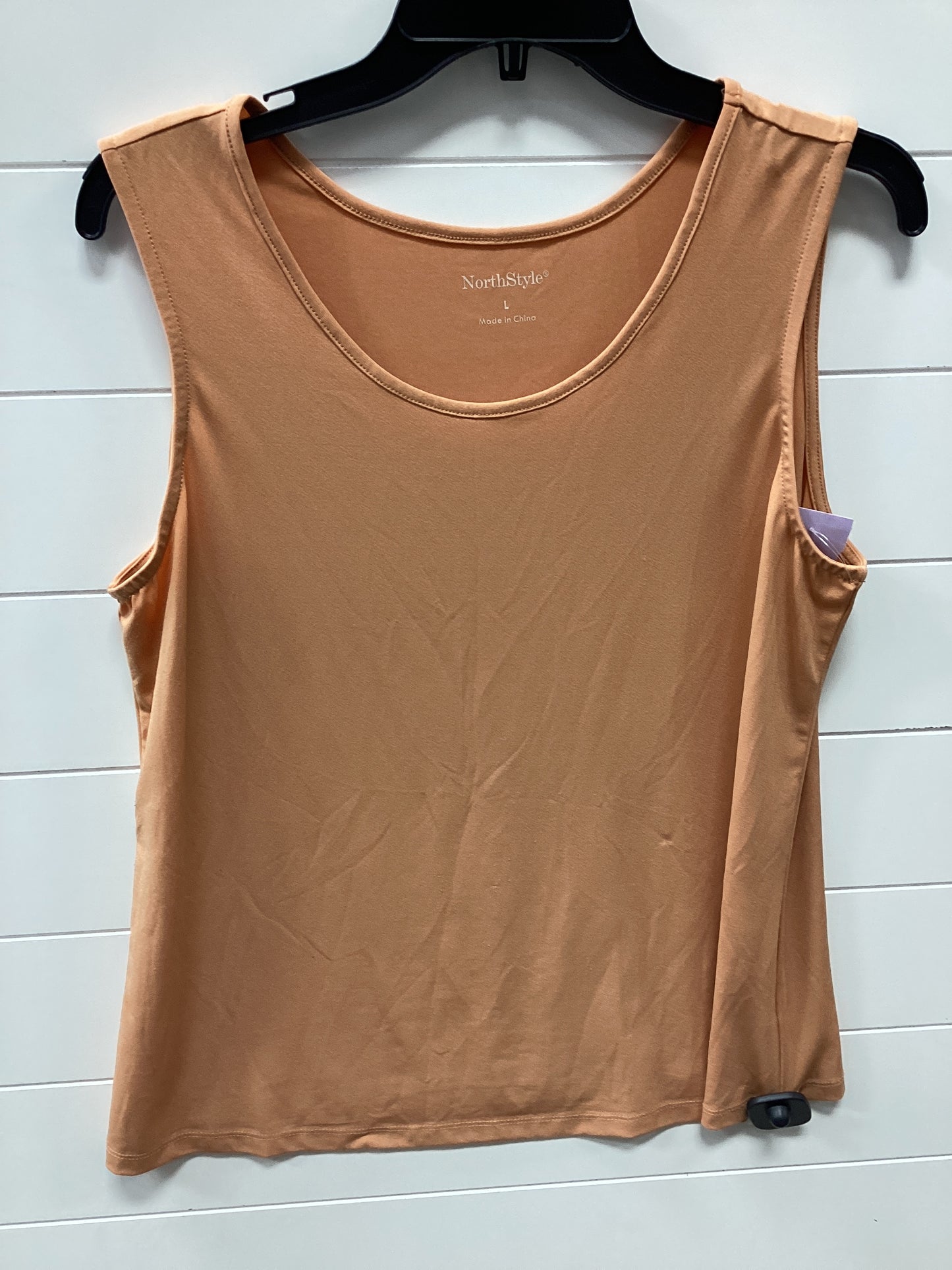Top Sleeveless By Northstyle In Orange, Size:L