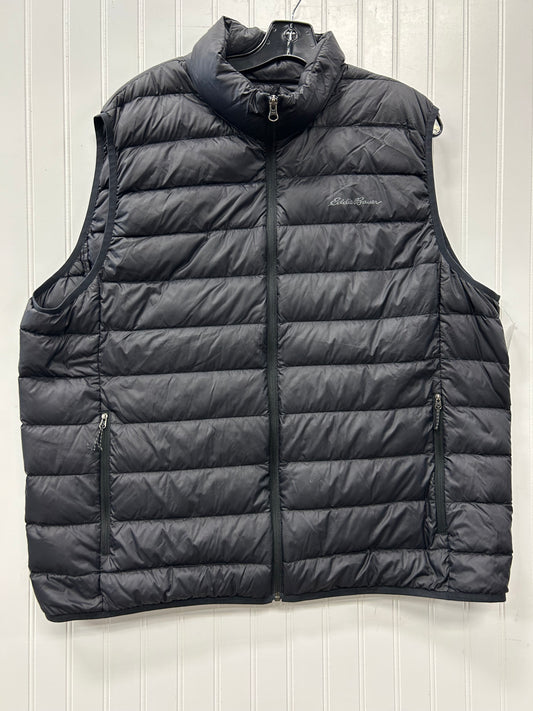 Vest Puffer & Quilted By Eddie Bauer In Blue, Size:2X
