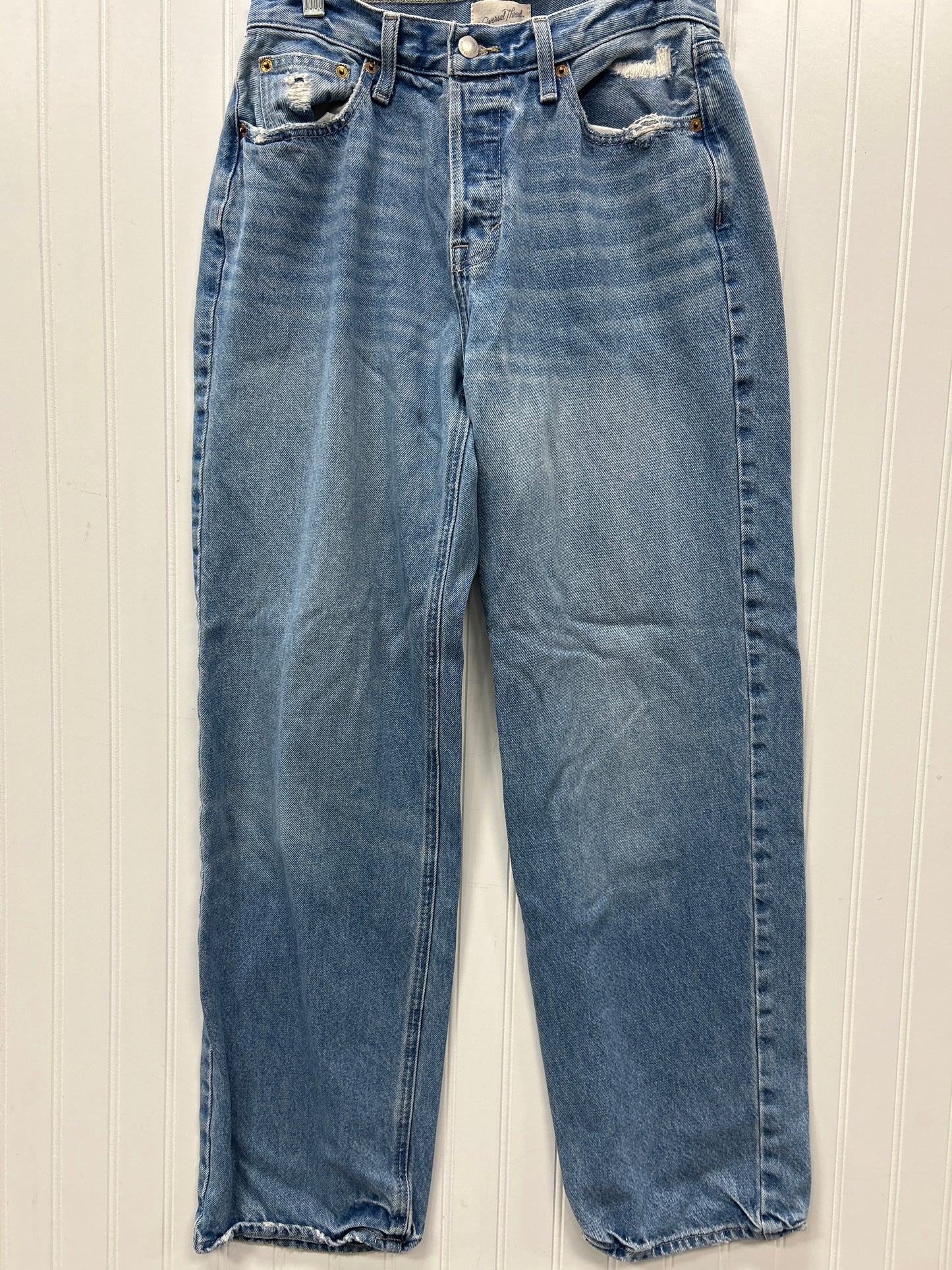 Jeans Straight By Universal Thread In Blue Denim, Size:6