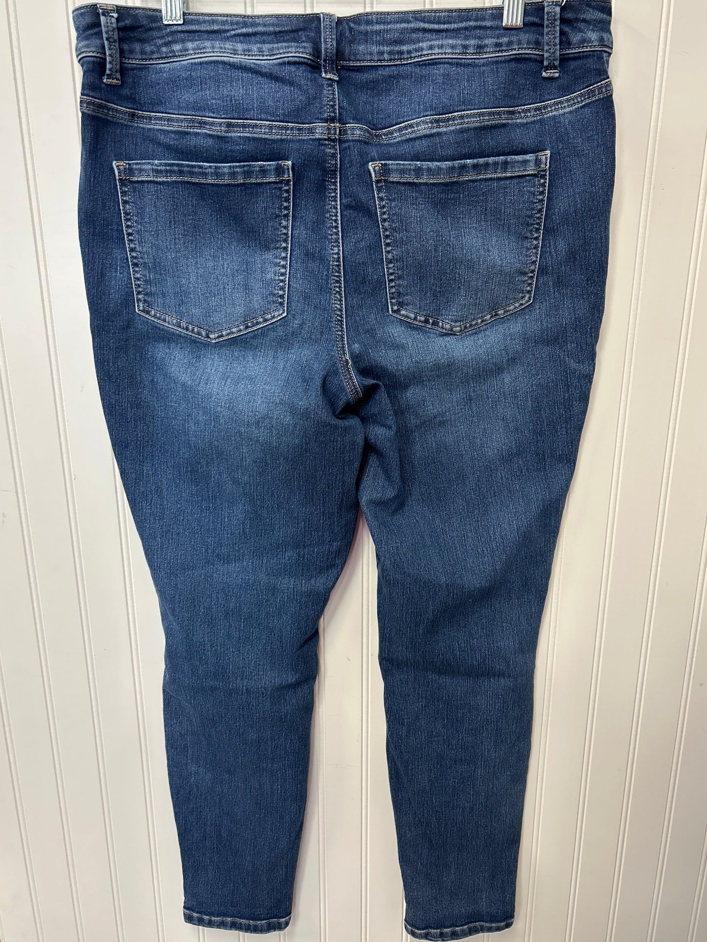 Jeans Skinny By Maurices In Blue Denim, Size:14