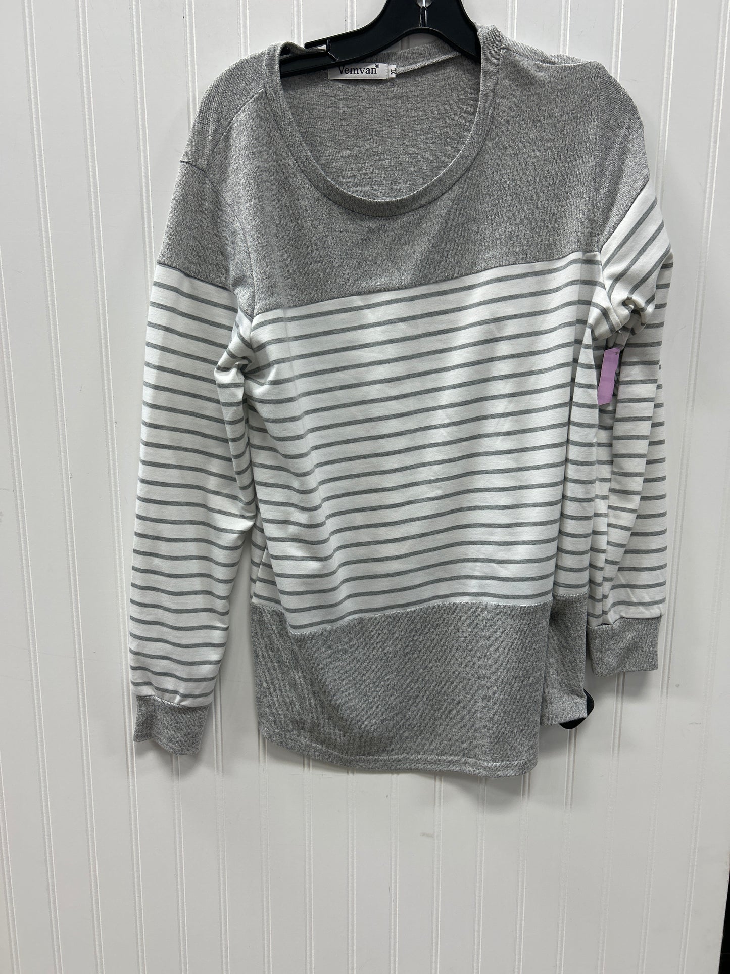 Top Ls By Cmc In Grey, Size:Xl