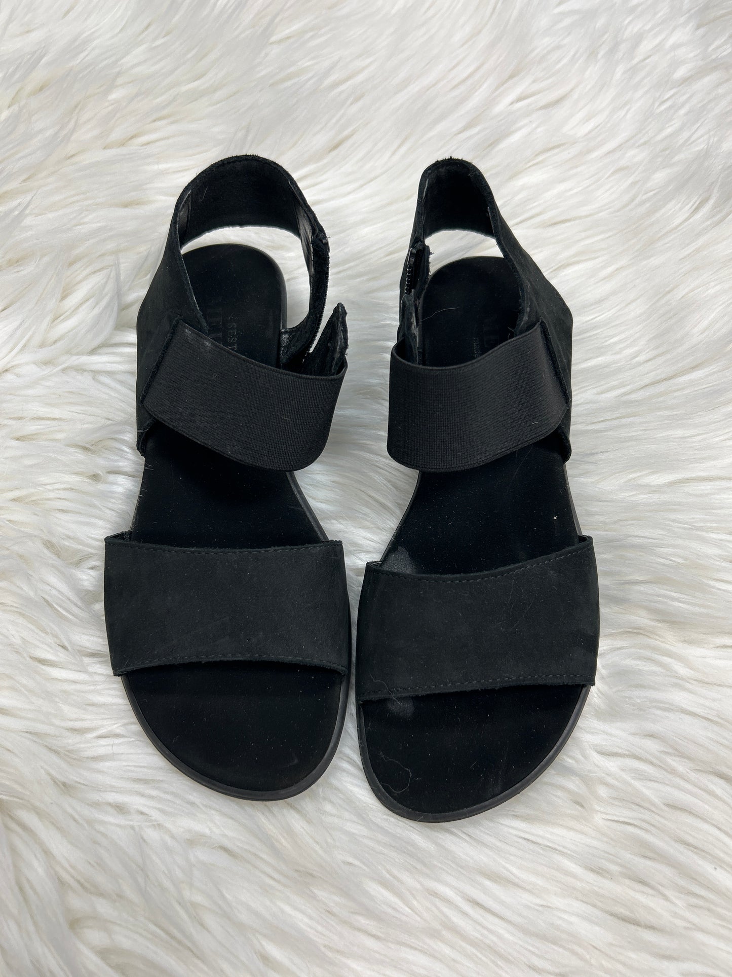 Sandals Flats By Sesto Meucci In Black, Size:7