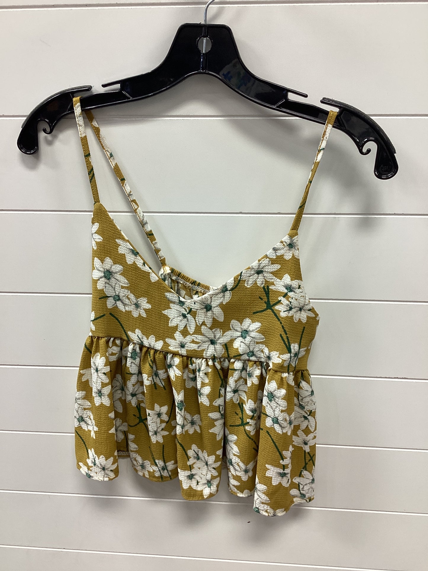 Top Sleeveless By Cmc In Yellow, Size:S