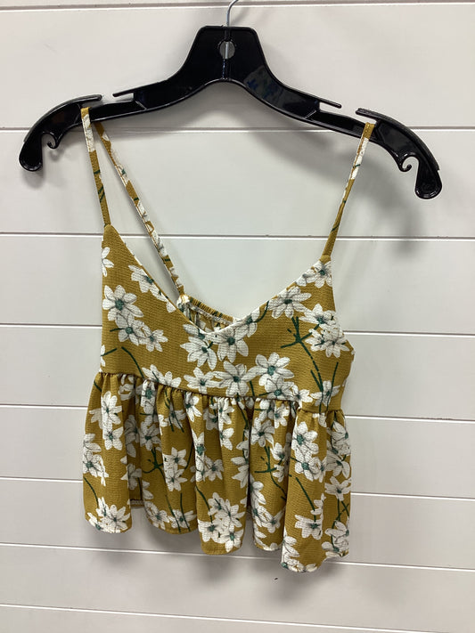 Top Sleeveless By Cmc In Yellow, Size:S