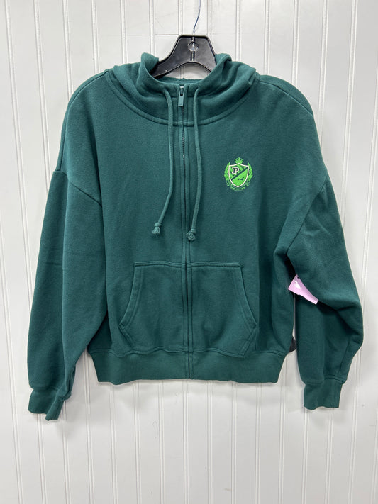 Sweatshirt Hoodie By Pink In Green, Size:Xs