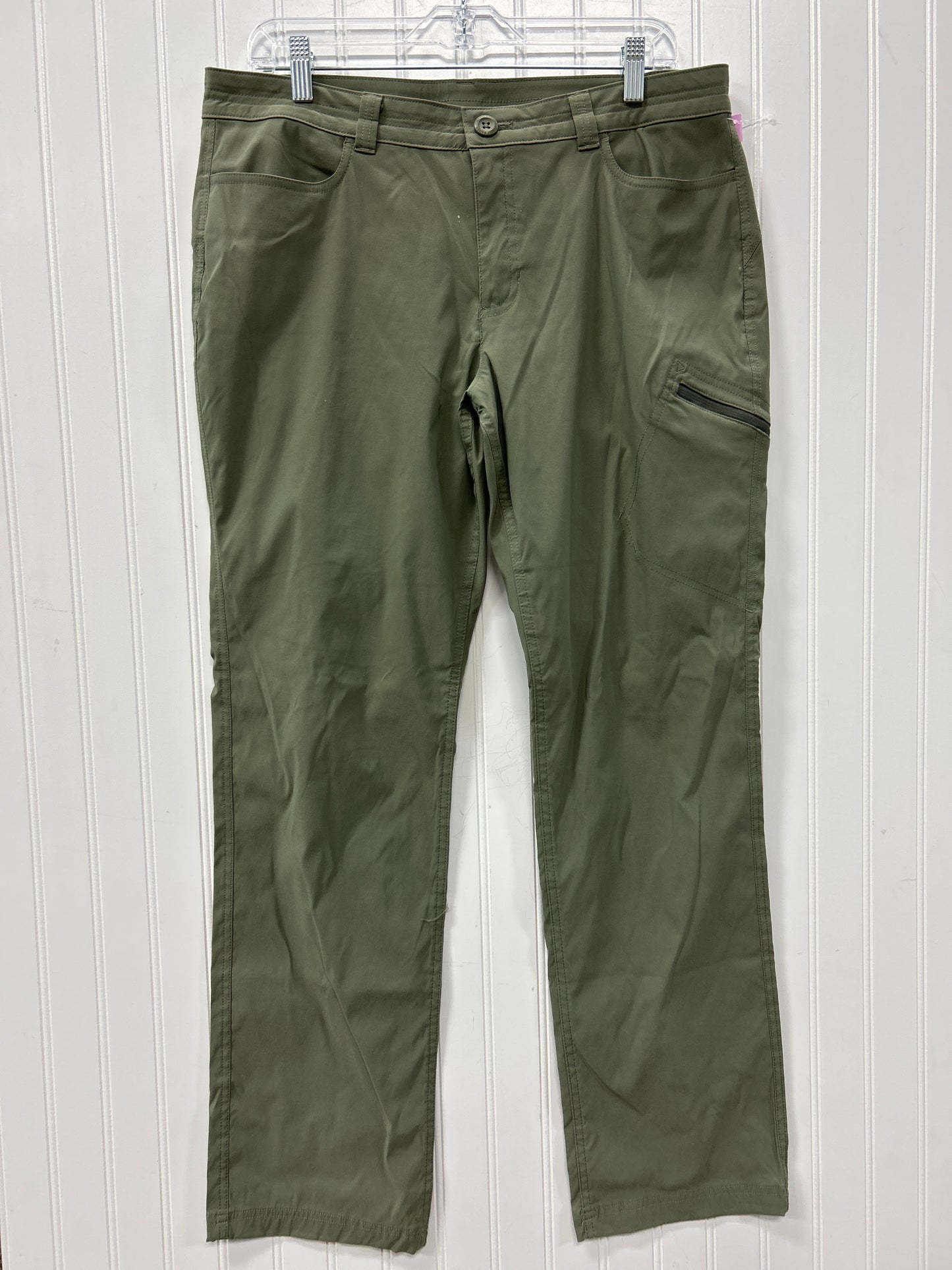 Athletic Pants By Eddie Bauer In Green, Size:12