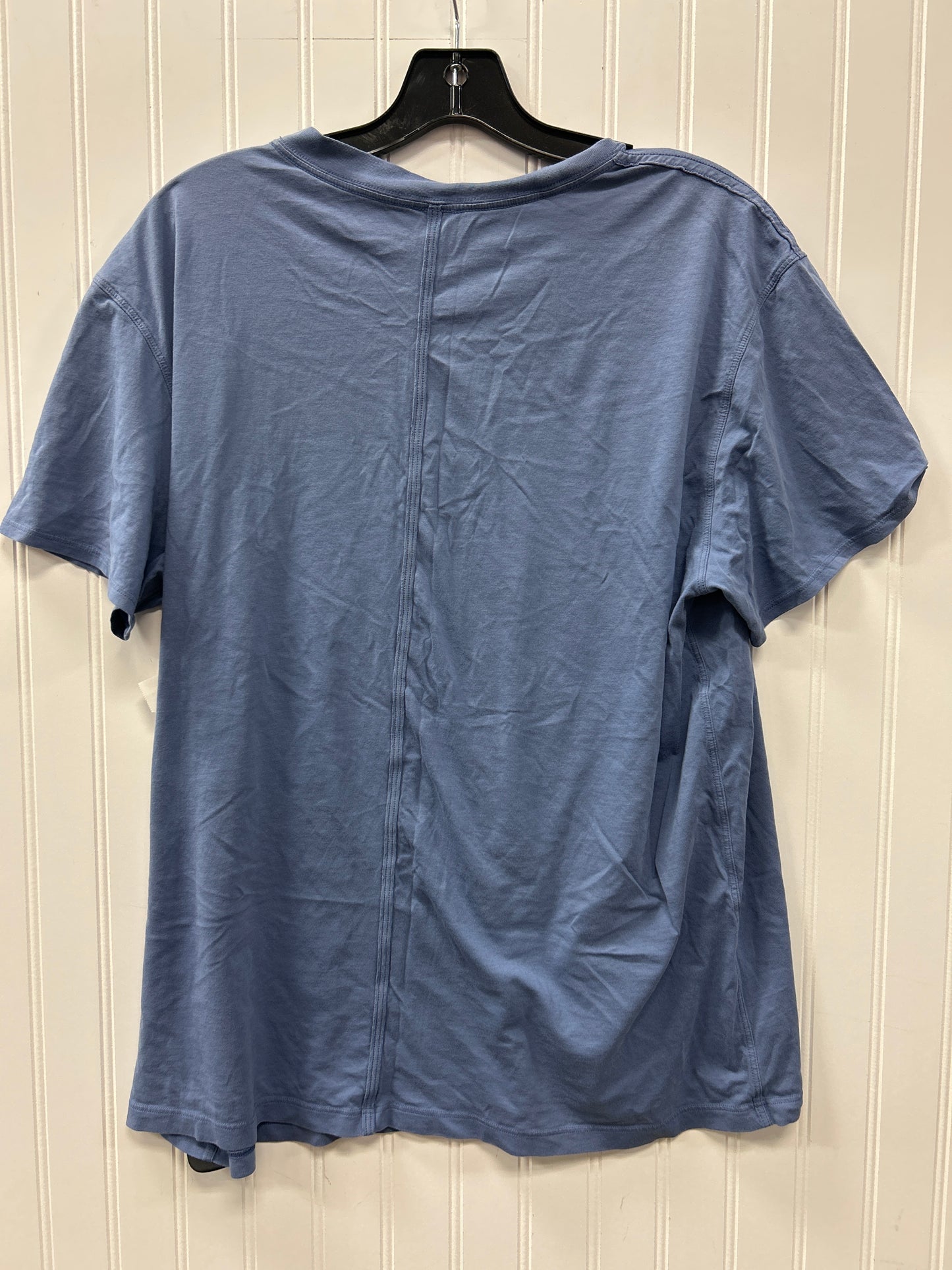 Athletic Top Ss By Lululemon In Blue, Size:10
