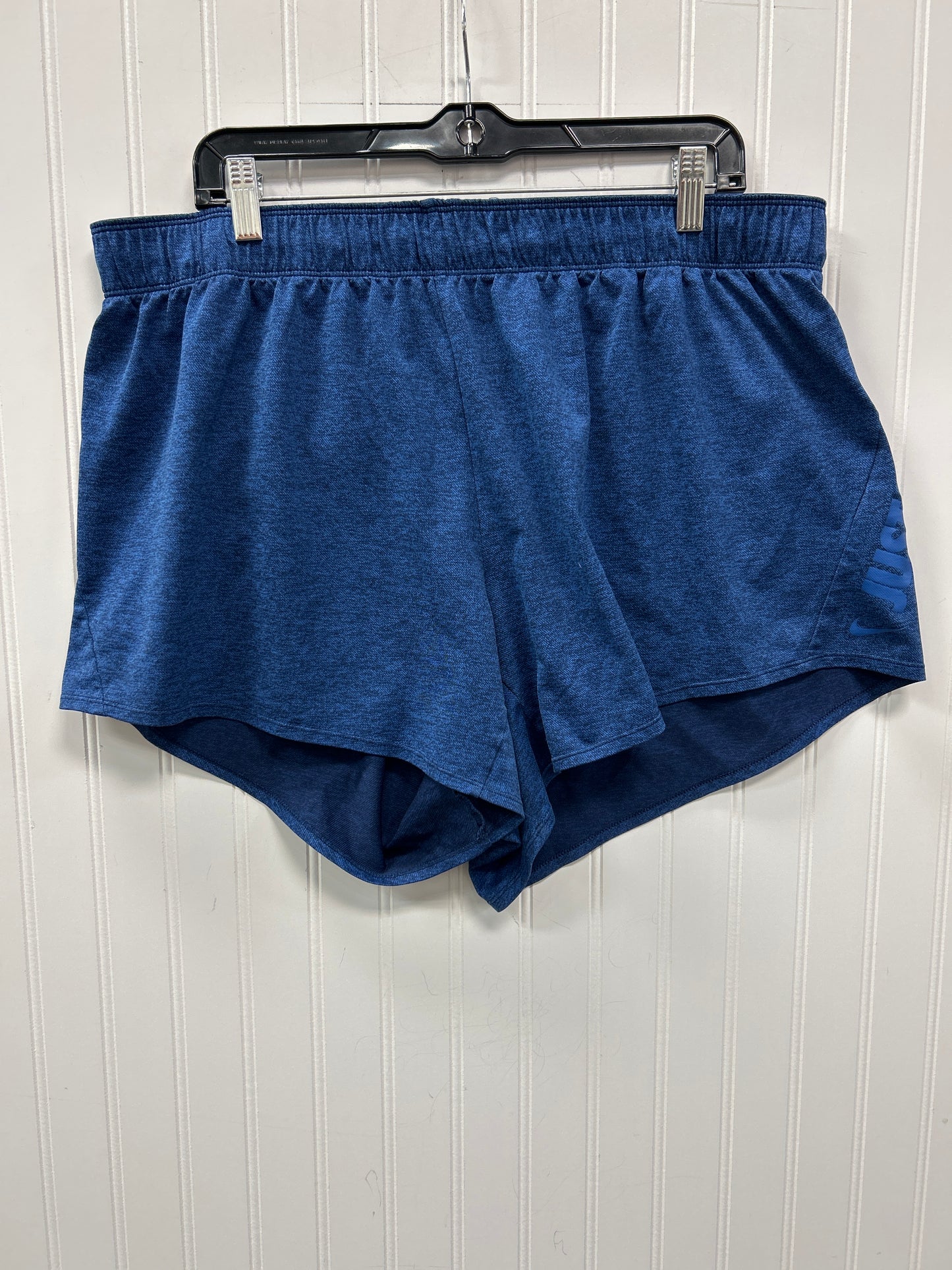Athletic Shorts By Nike Apparel In Blue, Size:2X