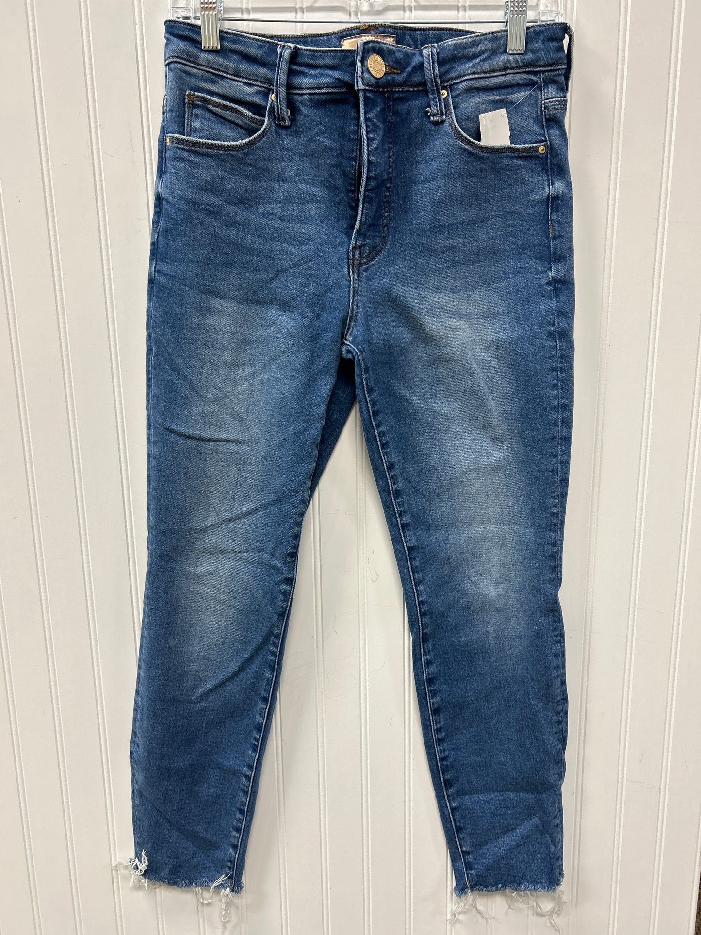 Jeans Straight By Kut In Blue Denim, Size:6