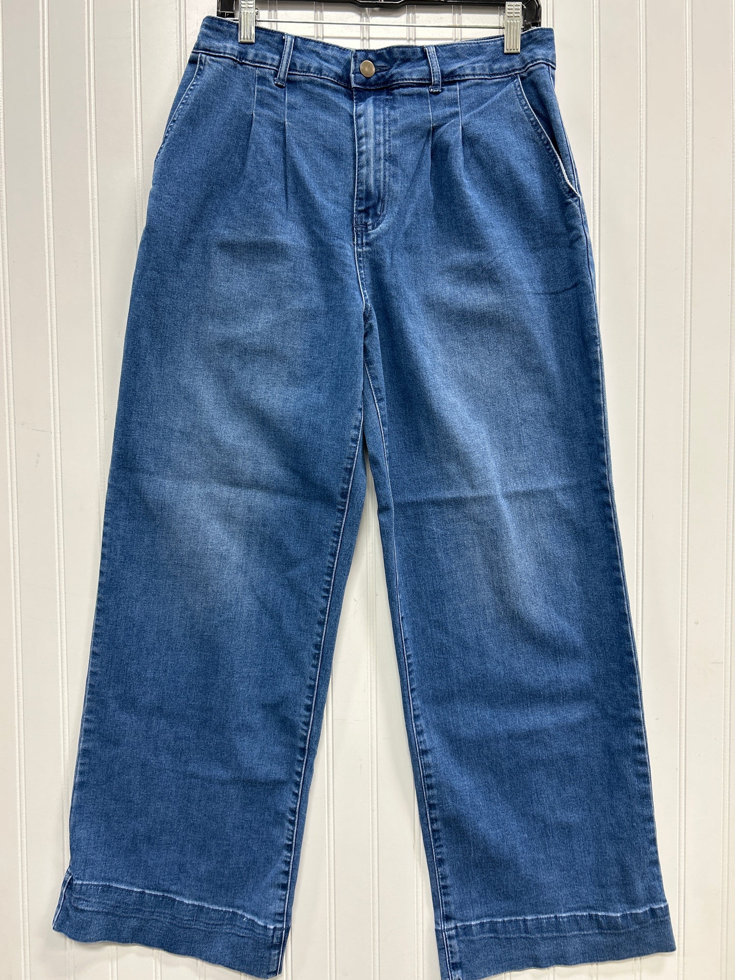 Jeans Wide Leg By Bagatelle In Blue Denim, Size:8