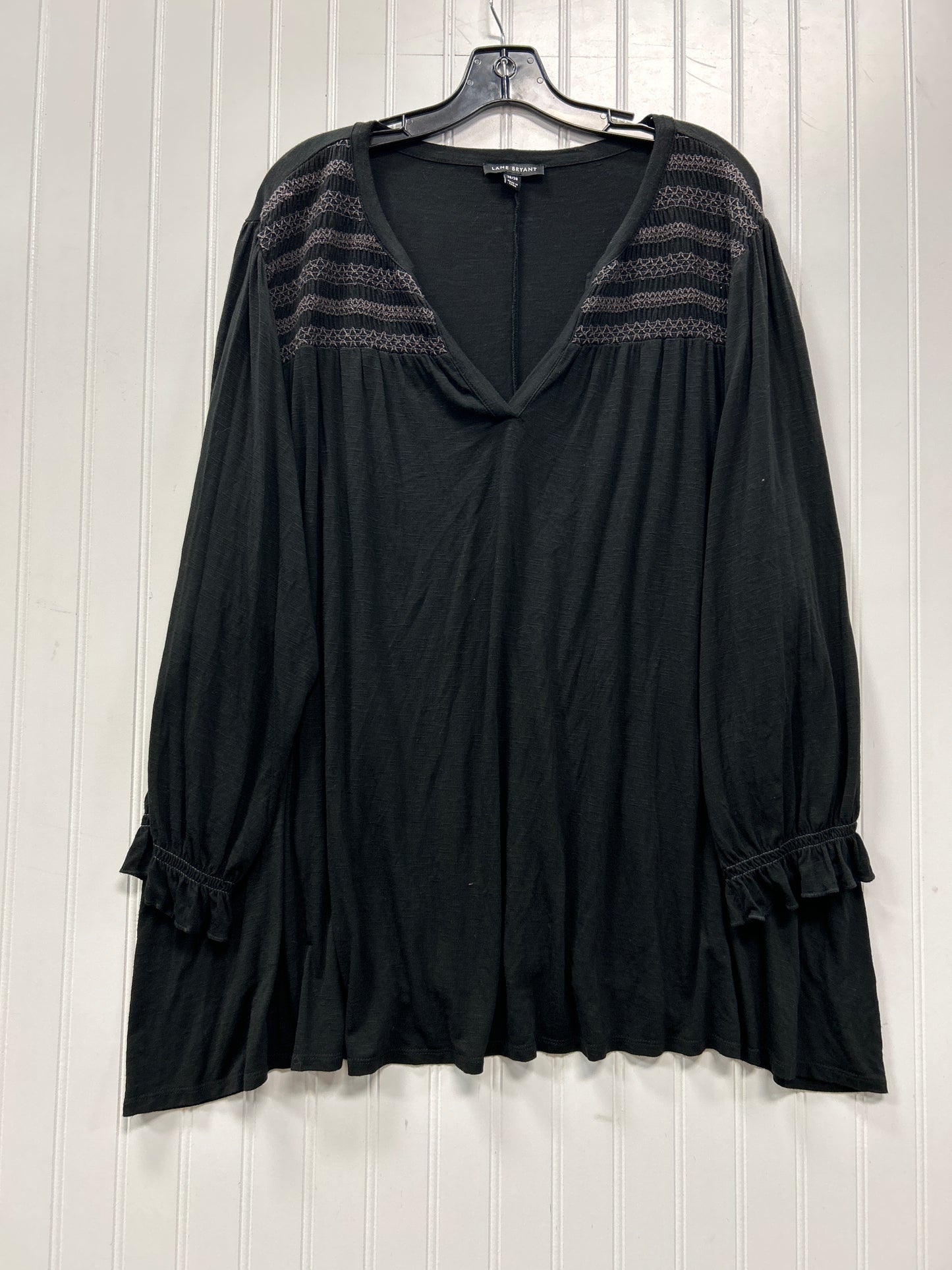 Top Ls By Lane Bryant In Black, Size:3X