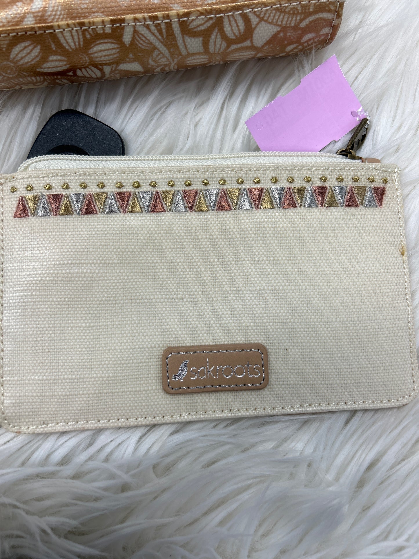 Handbag By Sakroots In Cream, Size:Medium