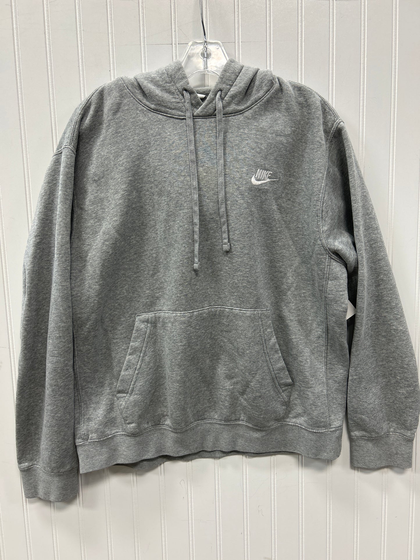 Sweatshirt Hoodie By Nike Apparel In Grey, Size:M
