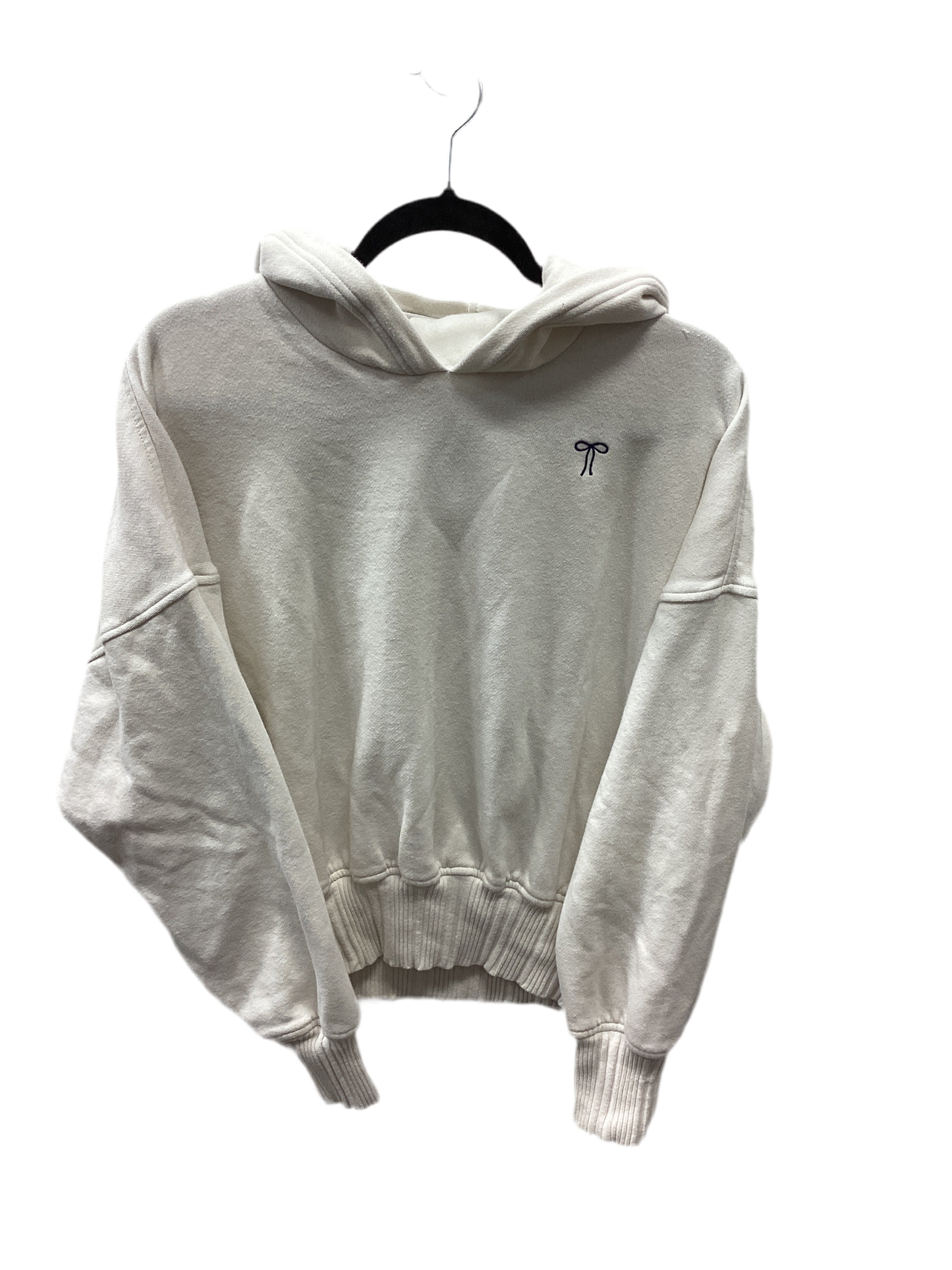 Sweatshirt Hoodie By Aerie In Cream, Size:L