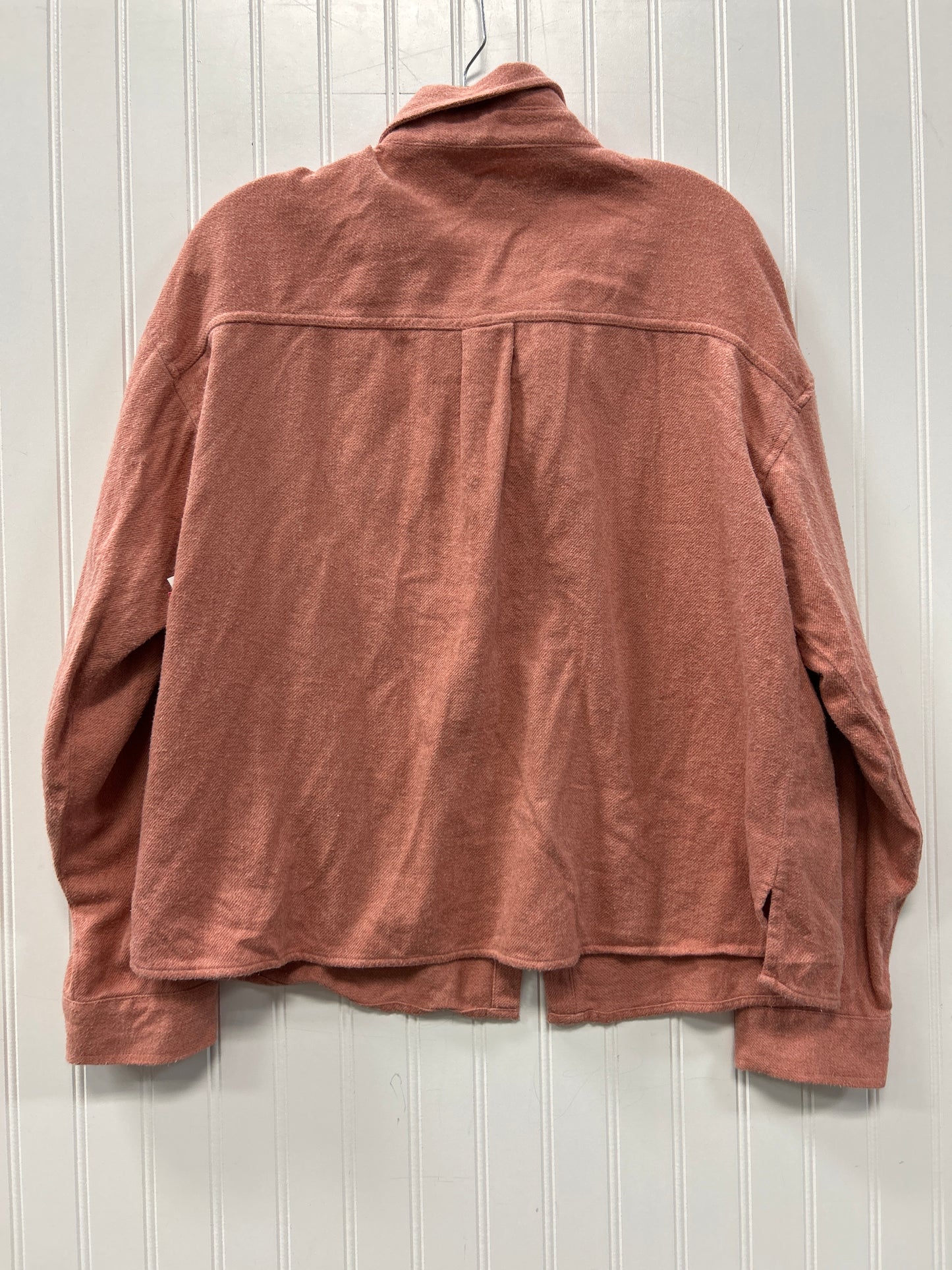 Blouse Ls By Madewell In Red, Size:L