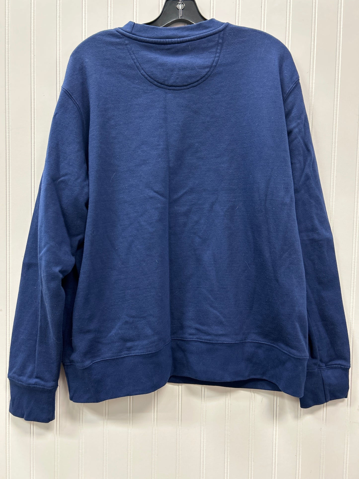 Top Ls By Life Is Good In Navy, Size:L