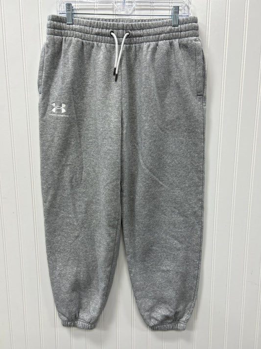 Athletic Pants By Under Armour In Grey, Size:L