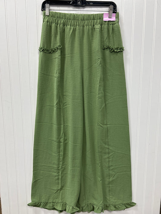 Pants Linen By Umgee In Green, Size:M
