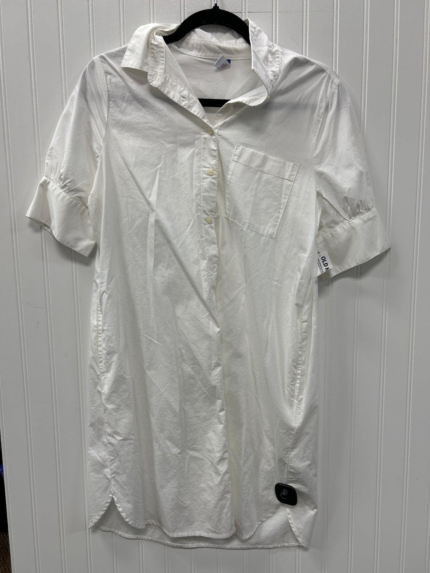 Dress Casual Midi By Old Navy In White, Size:S