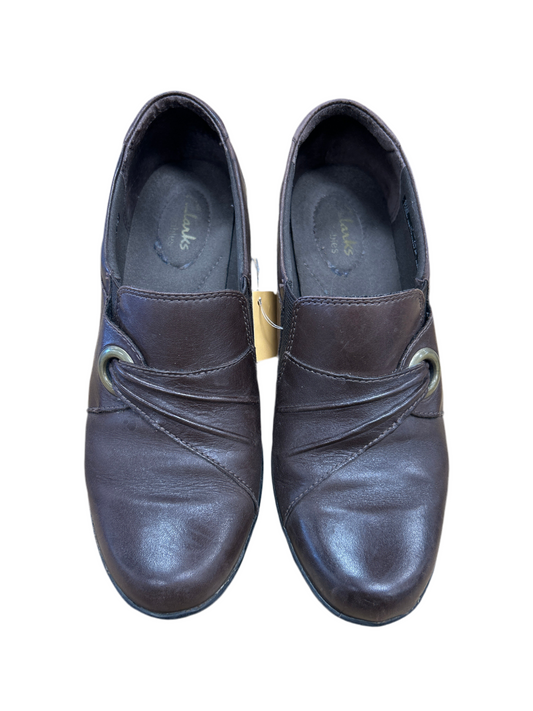 Shoes Heels Kitten By Clarks In Brown, Size:7.5