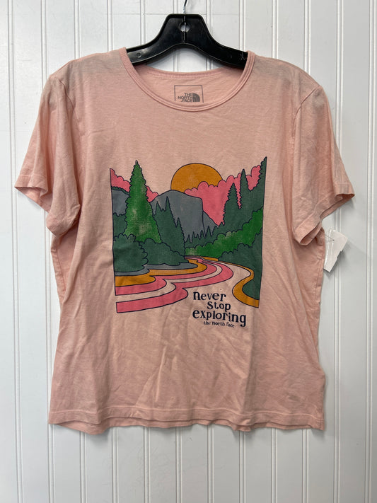 Top Ss By The North Face In Pink, Size:L