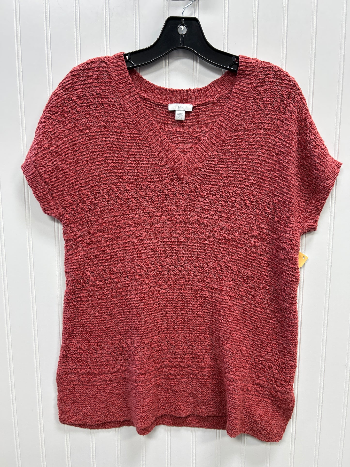 Top Ss By J. Jill In Red, Size:Sp